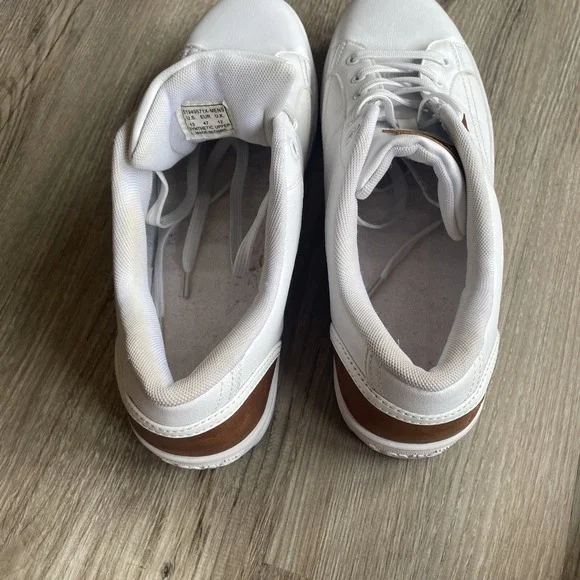 Levi's Sneakers Men's 13 White Casual Preppy Coastal Boat Leather Retro - Picture 8 of 8